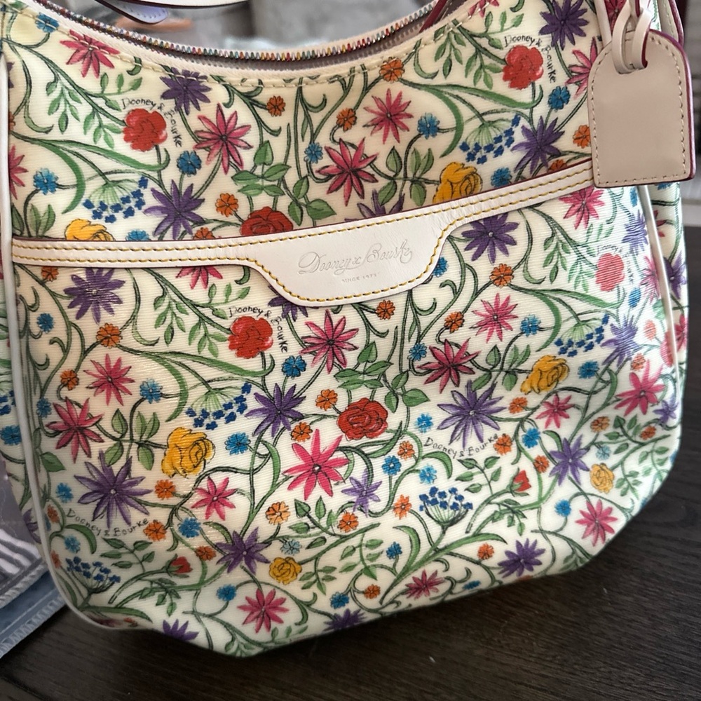 Dooney & Bourke Multicolor Floral Hobo Bag - Picture 2 of 9